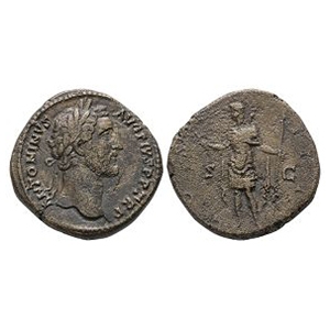 Antoninus Pius - Virtus AE Sestertius