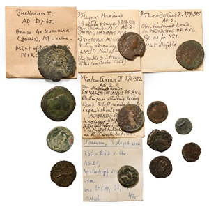 Ancient Roman Imperial Coins - and Greek Mixed Coin Group [13]
