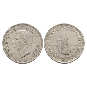 World Coins - South Africa - George VI - Cape Town Anniversary Crown