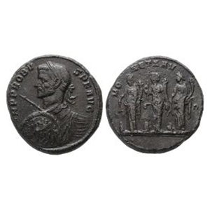 Probus - Three Monetae AE Medallion