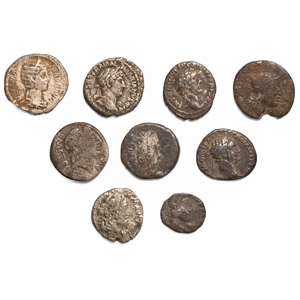 Ancient Roman Imperial Coins - Denarius and Later AR Coin Group [9]