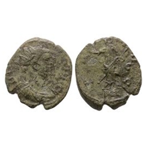 Ancient Roman Imperial Coins - Carausius - London - Pax AE Antoninianus