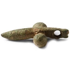 Roman Bronze Phallic Pendant