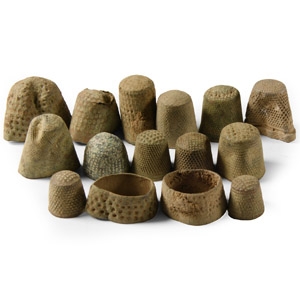 and Later Bronze Thimble Collection