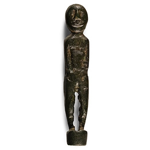 Bronze Anthropomorphic Figurine