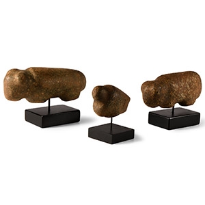 Stone Age Polished Stone Animal Idol Group