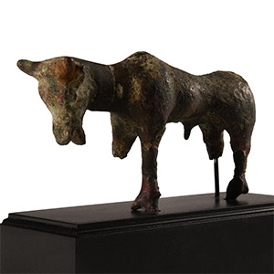 Western Asiatic Bronze Bull Statuette