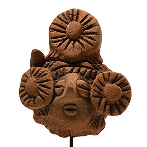Indus Valley Terracotta Figure Head