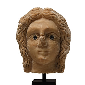 Parthian Alabaster Head of Ishtar
