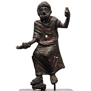 Large Roman Bronze Statuette of Jupiter