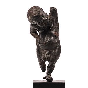 Hellenistic or Roman Bronze Grotesque Figure
