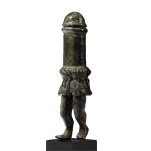 Roman Style Bronze Walking Phallus