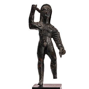 Etrusco-Roman Bronze Statuette of Hercules