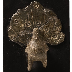 Roman Bronze Peacock Statuette