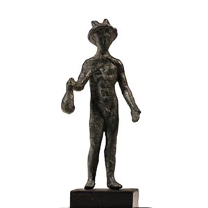 Roman Bronze Statuette of Mercury