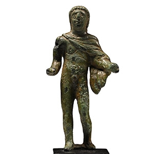 Roman Bronze Statuette of Hermes