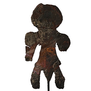 Western Asiatic Bronze Plaque Idol