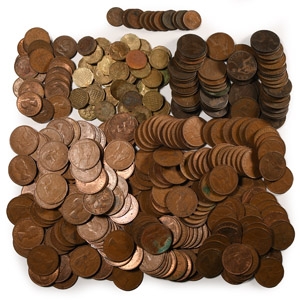 Victorian to Elizabeth II Pennies and Other Coin Group