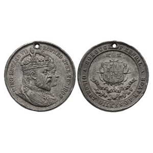 Edward VII - Commemorative Zn Medal