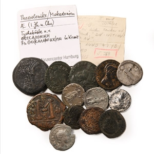 Mixed Roman and Other Coin Group [13]