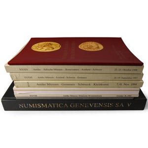 Numismatic Books - Ancient Coin Catalogue Group