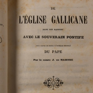 General Books - De LEglise Gallicane by J de Maistre