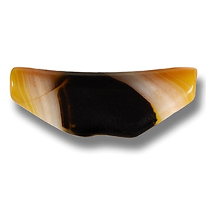 Bactrian Banded Agate Stone Pendant