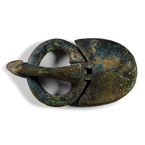 Germanic Bronze Belt Buckle