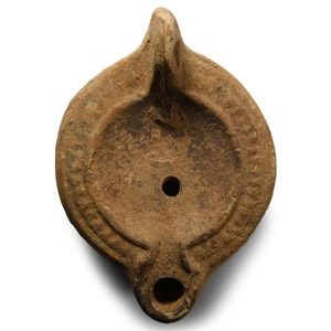 Roman Terracotta Oil Lamp