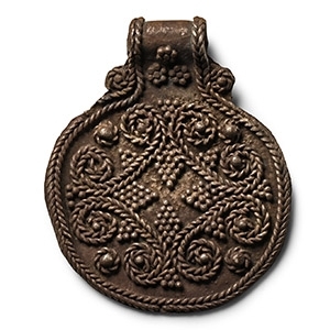 Viking Age Scandinavian Silver Filigree Pendant