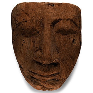 Wooden Mummy Mask