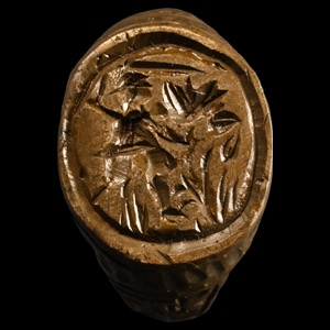 Bronze Ring with Marching Figure