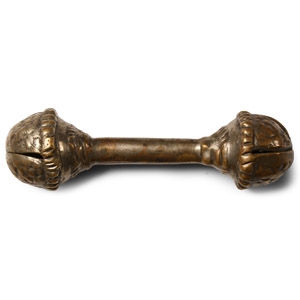 Victorian Bronze Childs Rattle
