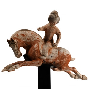 Chinese Tang Terracotta Polo Player