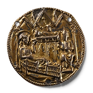 Silver Medallion with Scenes of the Nativity