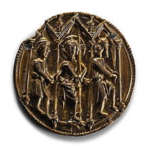 Silver Medallion with Scenes of the Flagellation