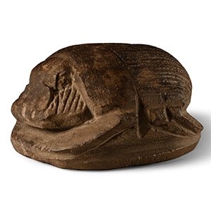 Carved Stone Scarab