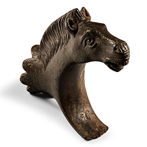 Bronze Horse-Head Mount
