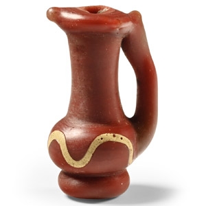 Phoenician Core-Formed Glass Juglet Bead