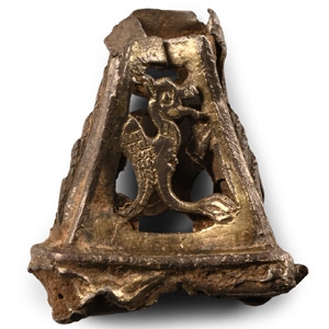 Silver-Gilt Mount with Animals