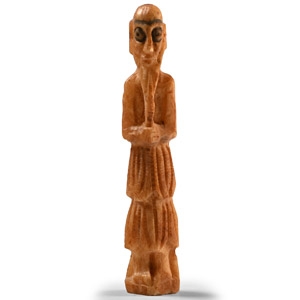 Sumerian Style Bone Carving of a God