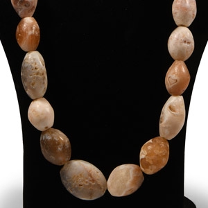 Large Agate Bead Necklace