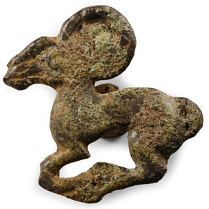 Ordos Bronze Animal Belt Mount