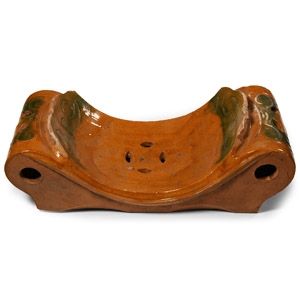 Chinese Ming Sancai Glazed Terracotta Pillow