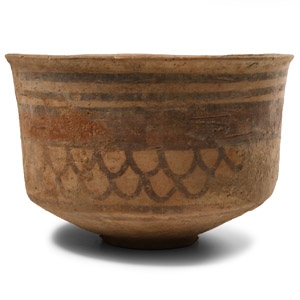 Painted Terracotta Bowl