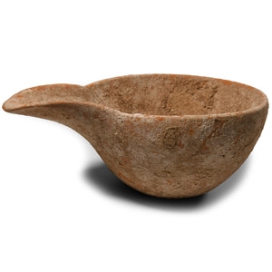 Luristan Terracotta Spouted Bowl