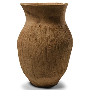 Chinese Neolithic Leather-Look Jar
