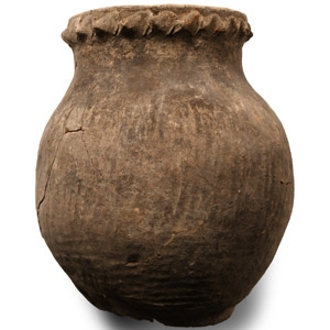 Neolithic Leather-Look Jar