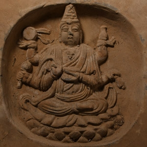 Song Tile with Buddha