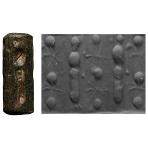 Mesopotamian Hardstone Cylinder Seal